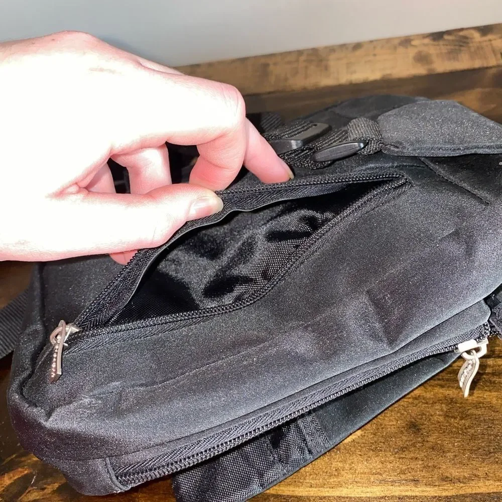 Travelon Anti-Theft Black Crossbody Shoulder Bag